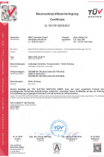 TÜF Zertifikat | EN795 / TS16415
